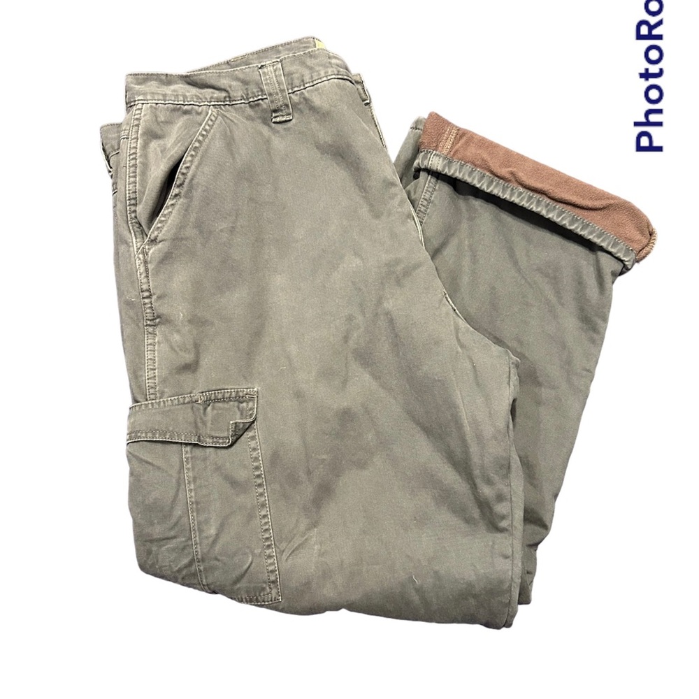 Wrangler fleece lined  cargo pants mens 40x30